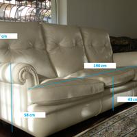 Divano pelle Poltrona Frau