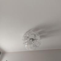 plafoniera moderna vetro 