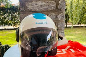 Casco Moto /scooter LEM Junior Jet Bianco M