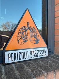 Insegna targa tabella vintage industriale