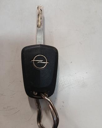 chiave opel corsa d originale 2 tasti completa