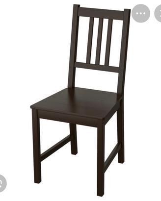 Sedie STEFAN ikea nere/marroni