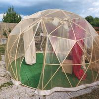 cupola trasparente da giardino 