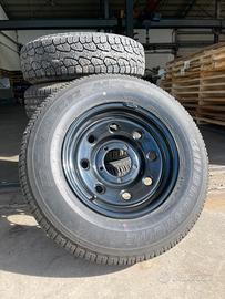5 cerchi + 5 gomme R15 per suzuki Jimny