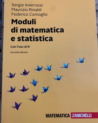 Libro Moduli di matematica e statistica