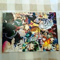 Poster Metallo DISPLATE My Hero Academia + omaggio