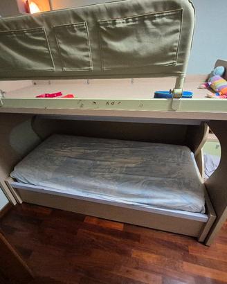 letto a castello scorrevole 