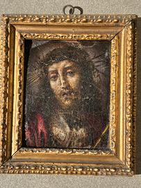 Piccolo dipinto antico del 1600-1700
