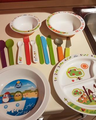 Set neonati per la prima pappa