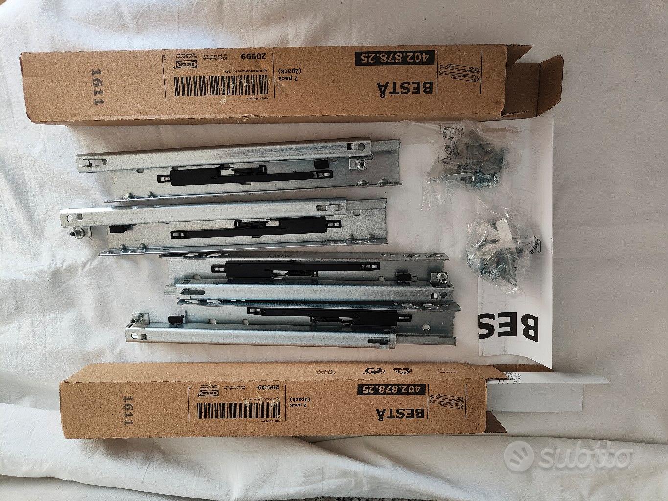 Guide Per Cassetti In Plastica - 10 Pezzi Per Scanalature Da 17 Mm, Lunghezza 298 Mm - Foto 12