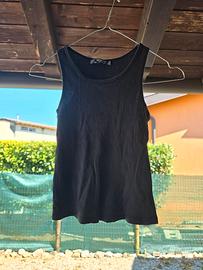 Canottiera nera Terranova 8-9 anni