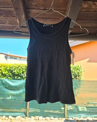 Canottiera nera Terranova 8-9 anni