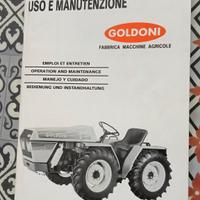 uso & manutenzione trattori Goldoni serie 1000