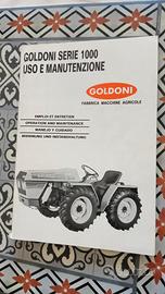 uso & manutenzione trattori Goldoni serie 1000