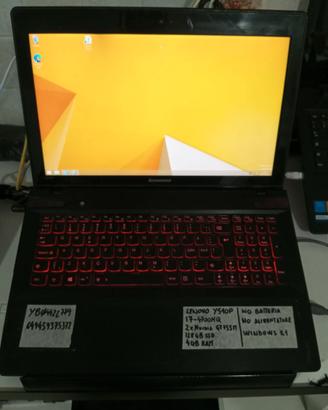 laptop lenovo y510p gaming i7