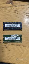 Memorie Ram DDR3 per portatile-4Gb+8Gb(Totale 12Gb