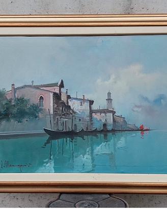 Quadro Venezia olio su tela Aldo Marangoni