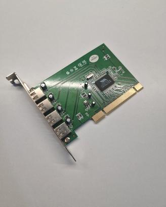 scheda di espansione VIA 4 porte usb