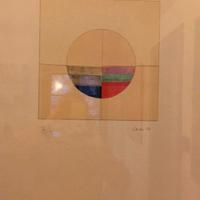 Litografia pittore  Eugenio Carmi