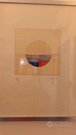 Litografia pittore  Eugenio Carmi