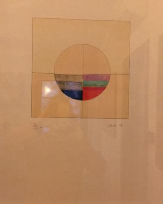 Litografia pittore  Eugenio Carmi