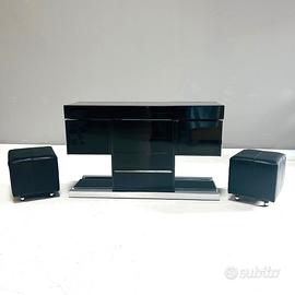 Willy Rizzo mobile bar divisorio laccato nero