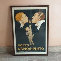Quadro Pubblicitario Porto Ramos Pinto Vintage