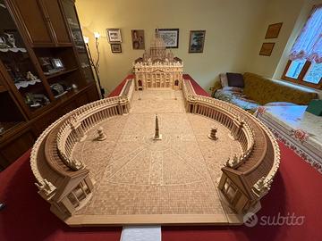 Riproduzione in scala Piazza San Pietro Vaticano