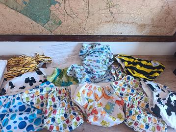 Set pannolini lavabili NUOVI – 10 Pororo + 2 