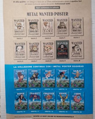 Metal poster wanted e hegghead One piece