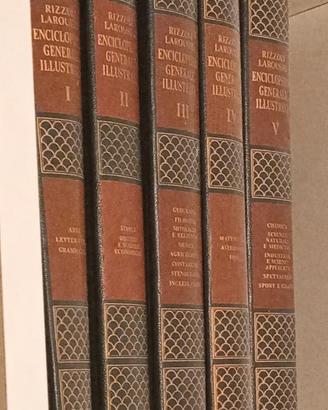 Enciclopedia generale illustrata 5 volumi 