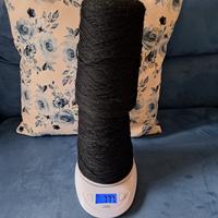 filato lana nera grammi 770