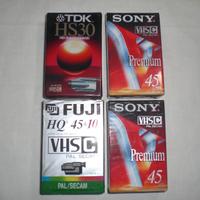 VHS C Nastri Vergini vuote nuove sigillate