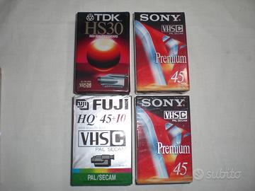 VHS C Nastri Vergini vuote nuove sigillate