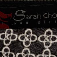 Vestito avvolgente bianco e nero 
Sarah Chole 