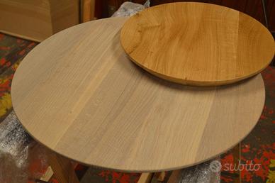Piani top in rovere tavolo rotondo