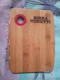 tagliere birra Moretti vintage 