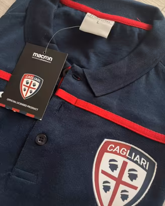 Polo Cagliari Calcio Macron nuova -2018/2019