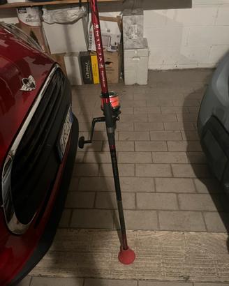Canna e mulinello da storione