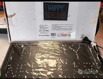 COPPIA INSEGNA A LED:
Buon Natale e Happy New Year