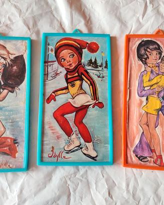 quadretti di Jolylle vintage anni 60