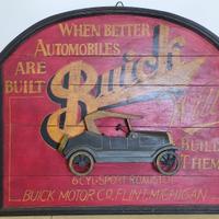 Insegna Legno Vintage  Buick Motor Co.