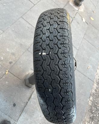 Ruota + cerchio fiat vecchia 500