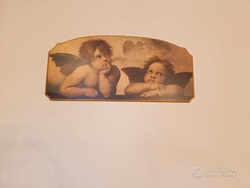 Quadro Angioletti di Raffaello Pannello Sagomato