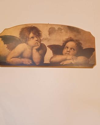 Quadro Angioletti di Raffaello Pannello Sagomato