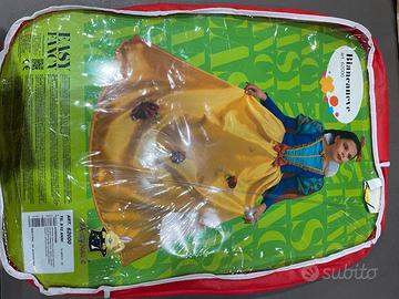 vestito carnevale bimba biancaneve
