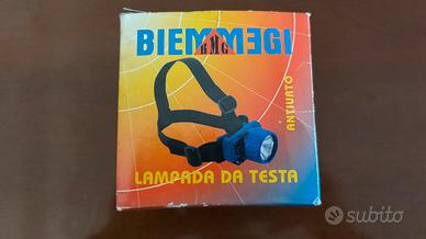 Stock Lampade da testa BIEMMEGI Nuove
