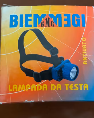 Stock Lampade da testa BIEMMEGI Nuove