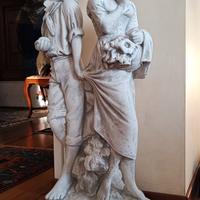 Statua cm. 90 Primo Amore in polvere di marmo. 