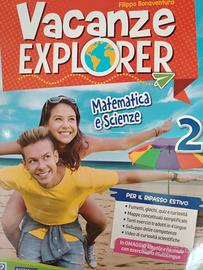 Libro scolastico per ripasso estivo medie